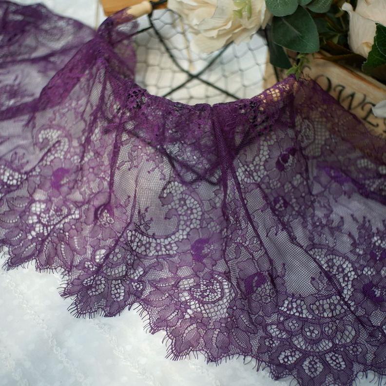 3 метра кружевная бейка для ресниц, ширина 35 см, высококачественное кружево для ресниц, юбка «сделай сам», удлиняющая одежда, швейная ткань, кружевная ткань