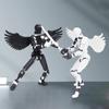Multi-Jointed Movable Shapeshift Robot With Wings 3D Printed Mannequin Dummy 13 Action Figures Toys Kids Adults Parent-Children
