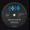 7-дюймовая пластинка BERNA-DEAN - Don't Try To Tell Me / Laughing On  CITY095 Kent Select UK 2024 Ямайка Соул/Фанк