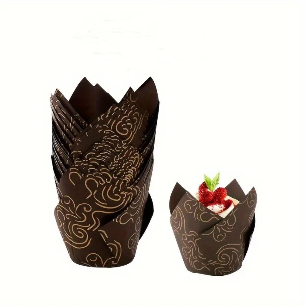 Bakeware Tulip Baking Cup Pastry Tools Cupcake Liners New Greaseproof Paper Party Supplies
