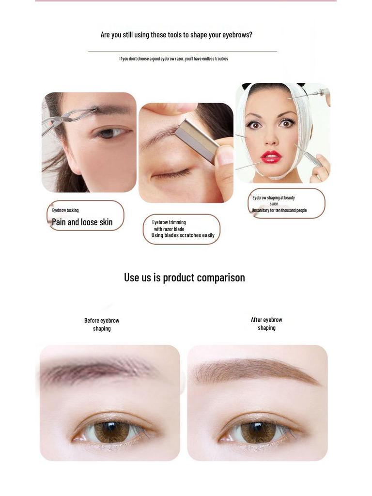 Rechargeable Electric Eyebrow Trimmer for Men & Women - 2022 Model