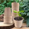 50 Pcs Seeds Starter Pots Biodegradable Plant Nursery Pots Garden Organic Planter for Transplanting Seedlings Seeds Germination