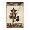 [ WellCraft ] Cat Reading Books Drink Wine  Pub Club Dercoration LTA-13222