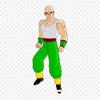Patches For Clothes Bag Iron On Thermal Stickers Ten Shin Han Dbz Tien Shinhan Goku Pattern Washable Heat Transfer