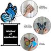 New 20PCS Butterfly Window Stickers Anti-Collision Window Clings Decals Reusable Glass Window Film Wall Stickers