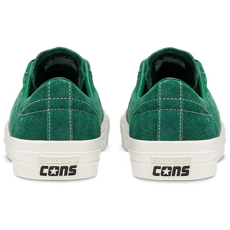 Converse One Star Round Toe Lace-Up Fashion Casual Non-Slip Shock Absorbing Low-Top Skate Shoes Unisex Sneaker Dark-Green 168654C