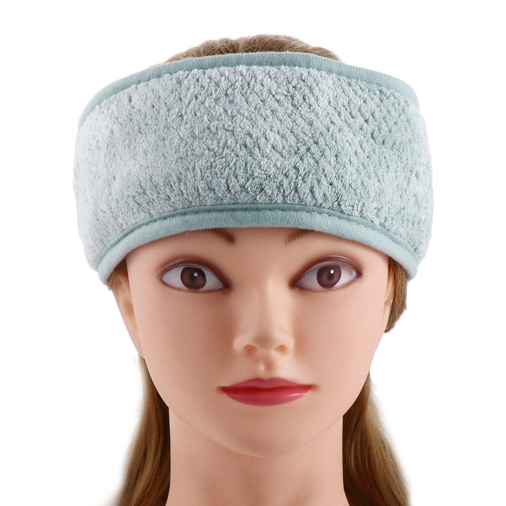 Yoga Makeup Shower Bath Adjustable Face Wash Hairband Wrap Tiara Turban Coral Fleece Headband