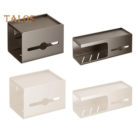 Многофункциональная настенная коробка для туалетной бумаги с полкой для хранения, простая установка, органайзер для спальни