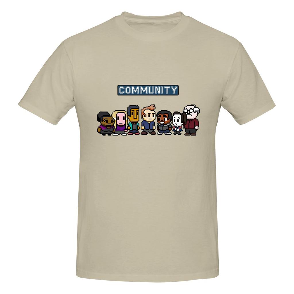The Pixel Community Travel Tshirt Japanese Style Commuting Faderesistant Cotton Tee