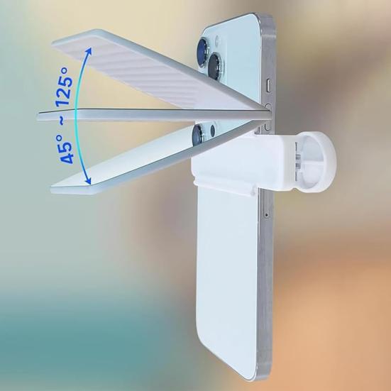 Клипса-отражатель для телефона с большим зеркалом и дистанционно регулируемым углом, линза с эффектом зеркала для потрясающих снимков воды и неба, аксессуар-зеркало для задней камеры