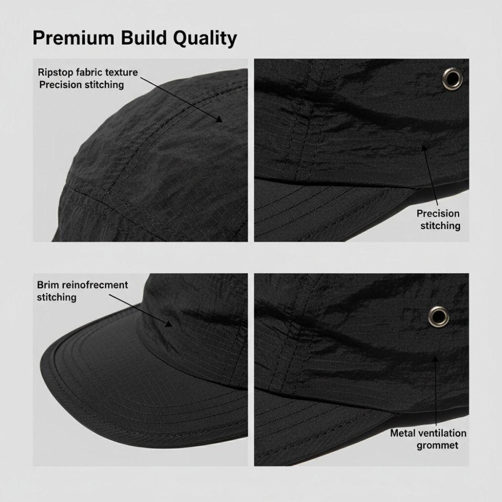 Breathable Quick-drying Baseball Cap UV Protection Sunscreen Hats for Summer Outdoor