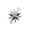 Шестиконечная снежинка звезда соединитель DIY сплав ювелирные аксессуары