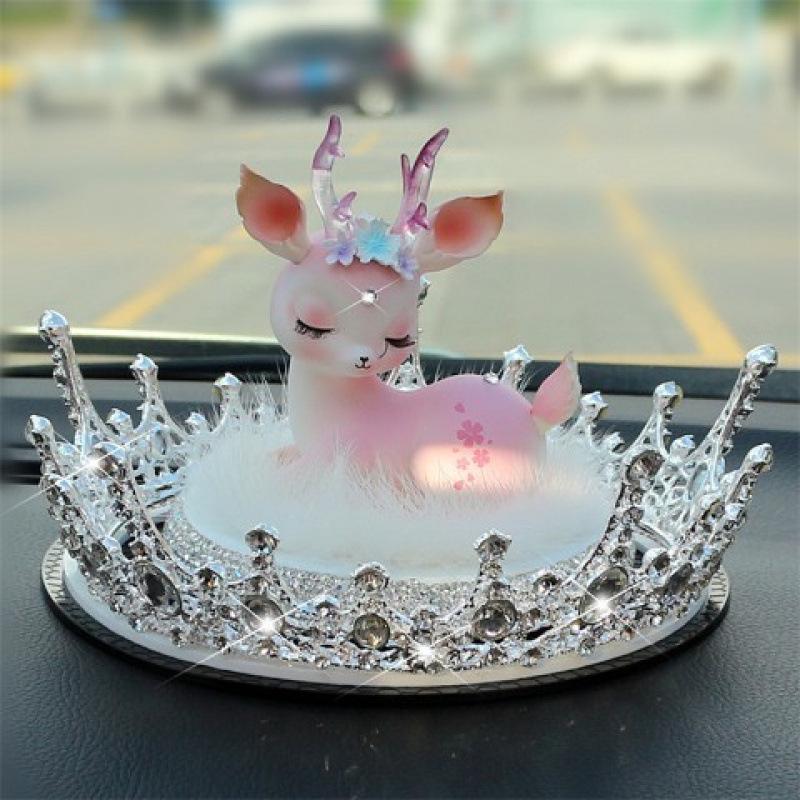 Олень Автомобильные Украшения с Бриллиантами для Женской Центральной Консоли