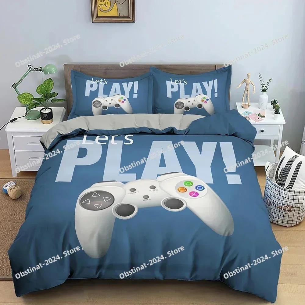 3D Печать Игровой геймпад Комплект постельного белья Печатное односпальное Одеяло Покрывало Наволочка 3-х предметные комплекты Детский Взрослый размер