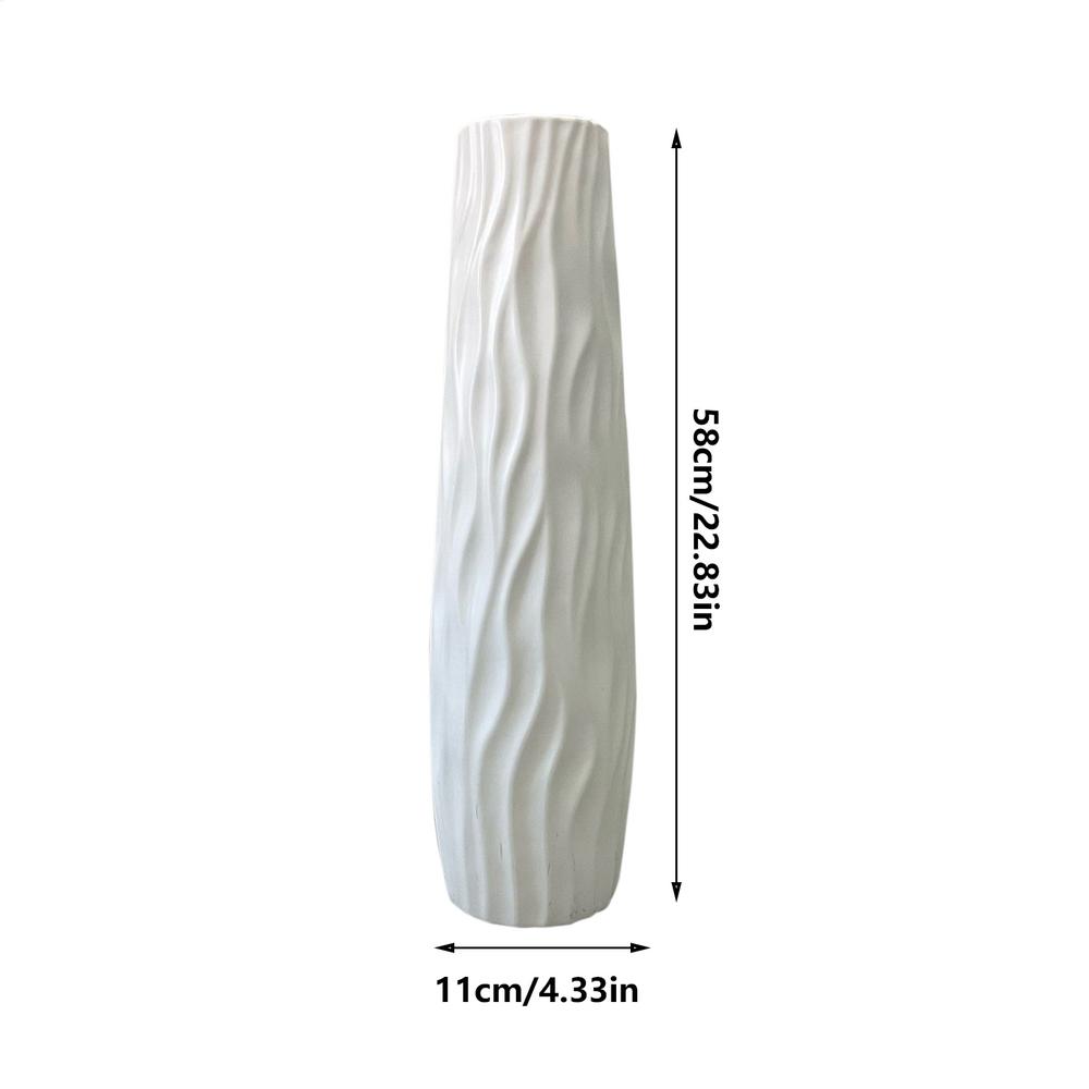 Напольная ваза 3D рельеф Напольная центральная композиция Напольная гидропонная ваза для дома Гостиной Кухни Спальни Столовой Прихожей Свадьбы