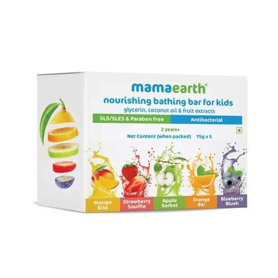 Питательное прозрачное мыло для купания с глицерином на фруктовой основе, для детей – 75 г x 5, белое, один размер