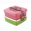 Colors Stackable Picnic Square 3 4004 Case, (Large), Tiers, Pink,