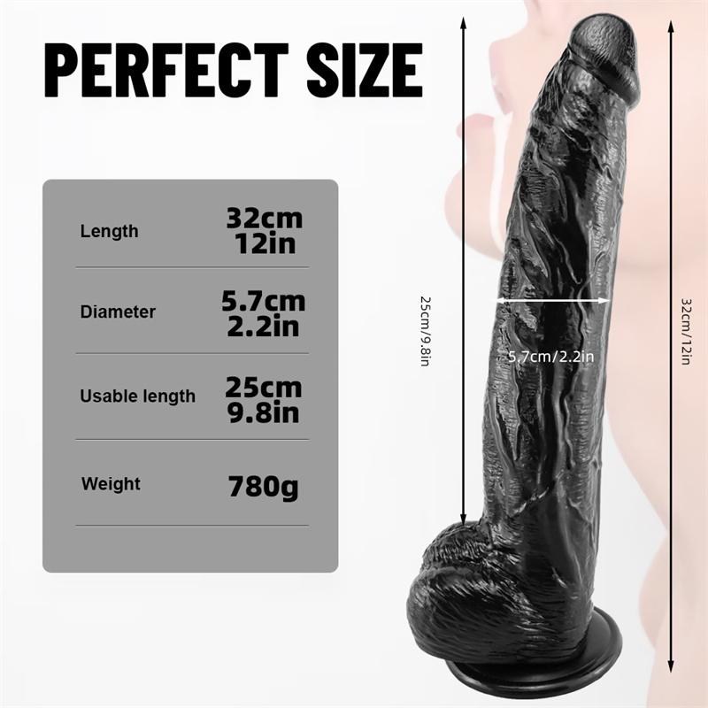 Остроконечная головка Король Симуляция Очень большой Супер длинный Толстый Дилдо Головка Маленькое тело Толстый пенис Товары для взрослых