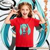 Hatsune Miku Unique Y2K Retro Design T Shirt Loose Printed Short Sleeve Unisex Kids Sportswear Casual Top For Boys And Girls