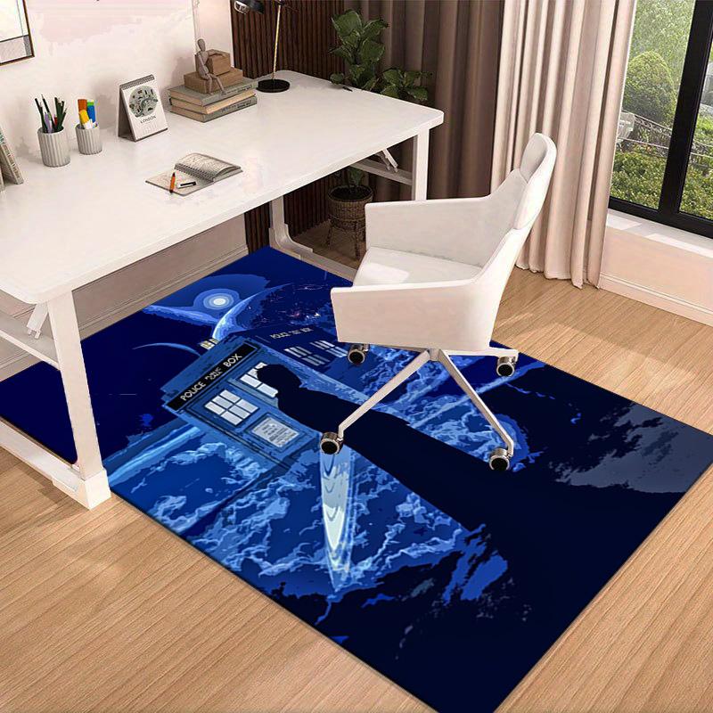telephone booth Carpet, Chair Rug,Rug for Office Bedroom living rooms, Doormat decor Fan Gift Christmas Gift