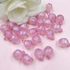 30Pcs/14.8*19.3mm With Hole Jelly Colored Round Beads Craft DIY Handmade Material DIY Beading Accessory Acrylic For Necklace Earrings Making  Beads