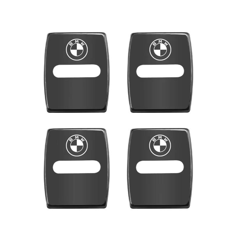 4Pcs Titanium Alloy Car Door Lock Protective Cover For BMW X3 X5 X4 X6 X7 X1 E46 E90 E60 F30 F10 E39 E36 F20 G20 G30 E92 E87 E91 VM4