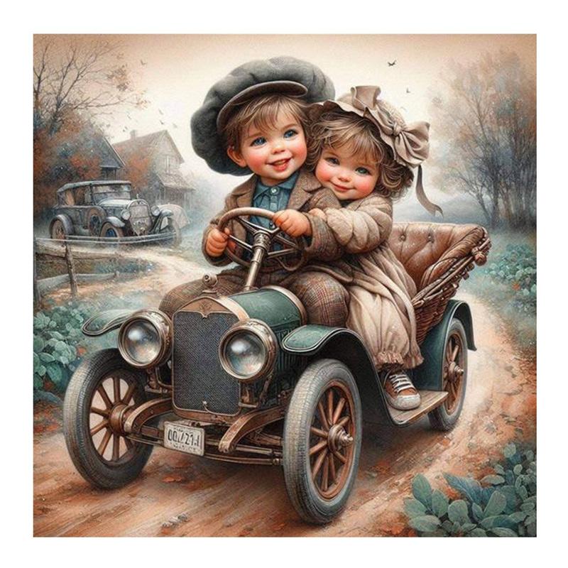 Сладкая парочка 5d DIY полная алмазная картина милая девочка и мальчик собака медведь новая алмазная мозаика вышивка для подарка на день рождения декор комнаты