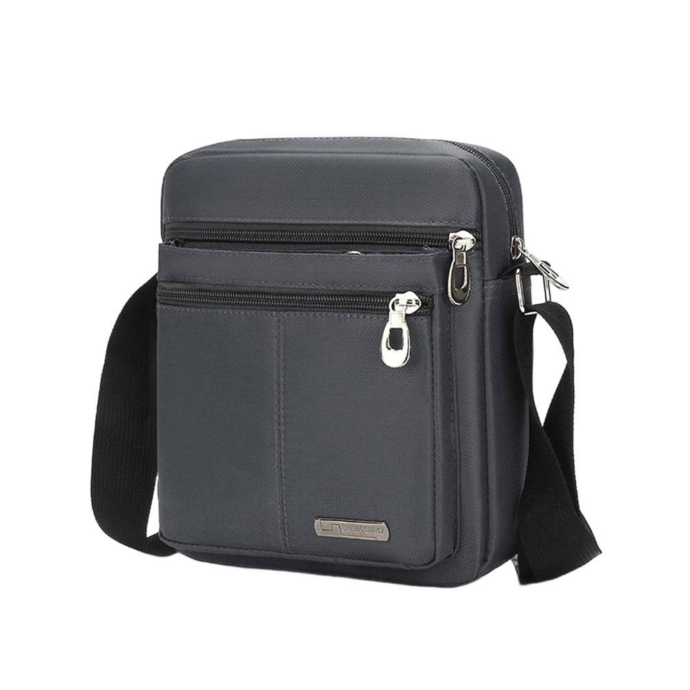 Oxford Cloth Male Crossbody Bags Multi Layer Messenger Bag Casual Men's Shoulder Bag for Home
