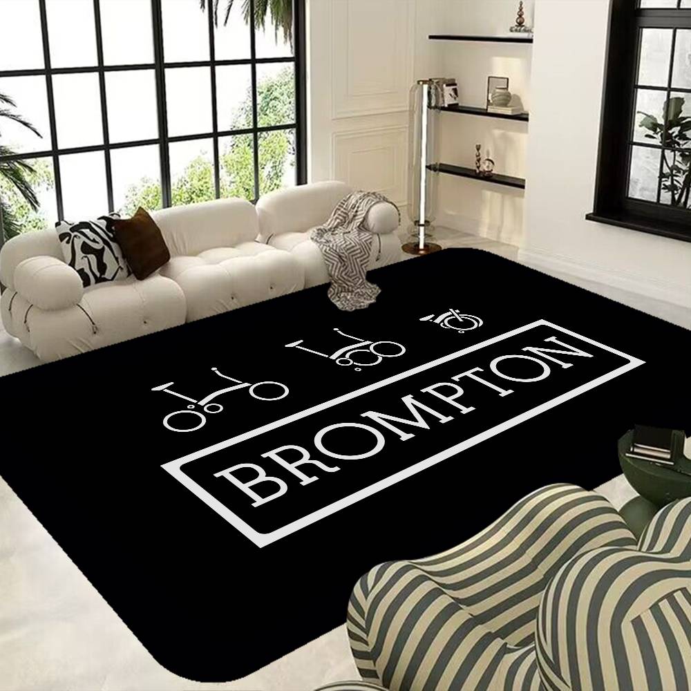Brompton LOGO Entrance Door Mat Nordic Style Home Doormat Bathroom-Toilet Mats Bedroom Hotel Decor Mat