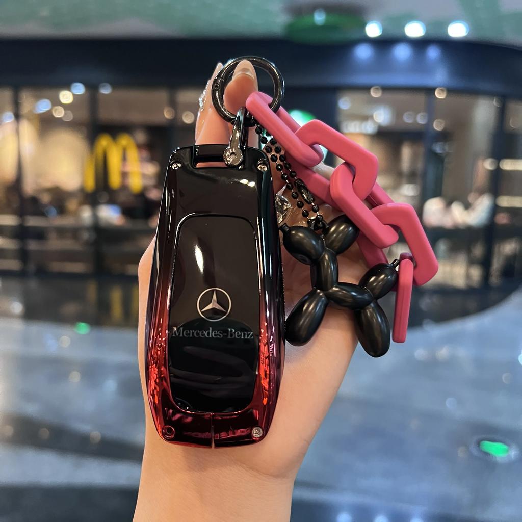 REE4 3BTN Fashion Soft Car Key Case For Mercedes Benz A C E S G Class GLC CLE CLA GLB GLS W177 W205 W213 W222