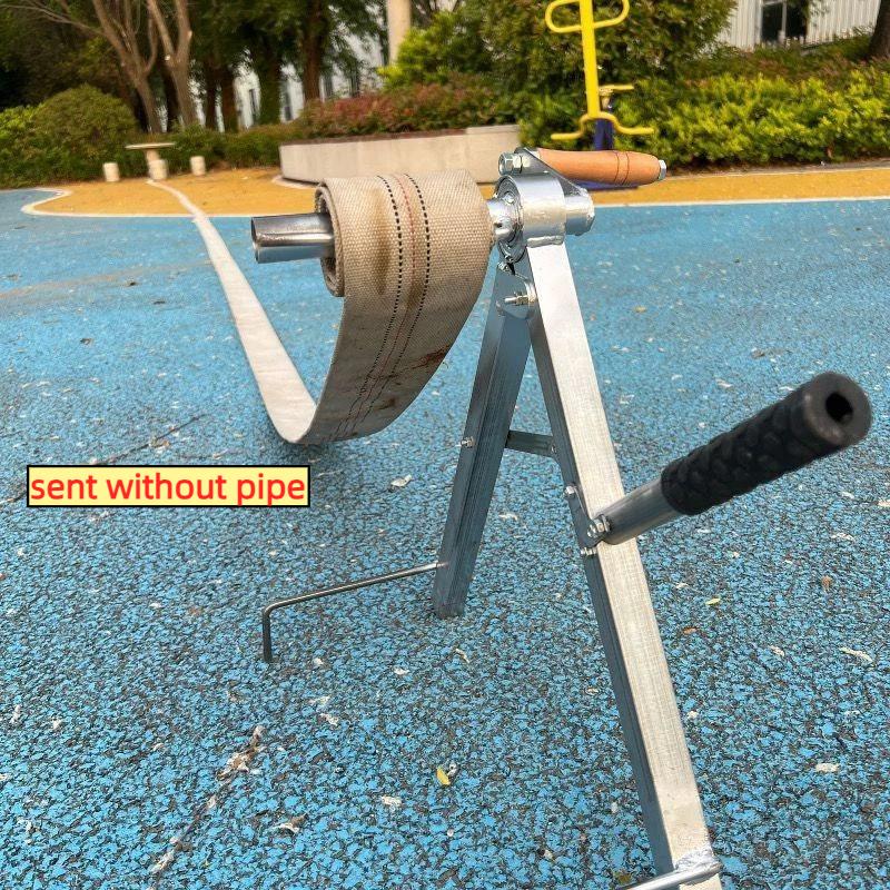 Портативная катушка для шланга Ручная намотчик пожарного водопроводного шланга Складная стойка для намотки Сельскохозяйственный ирригационный артефакт