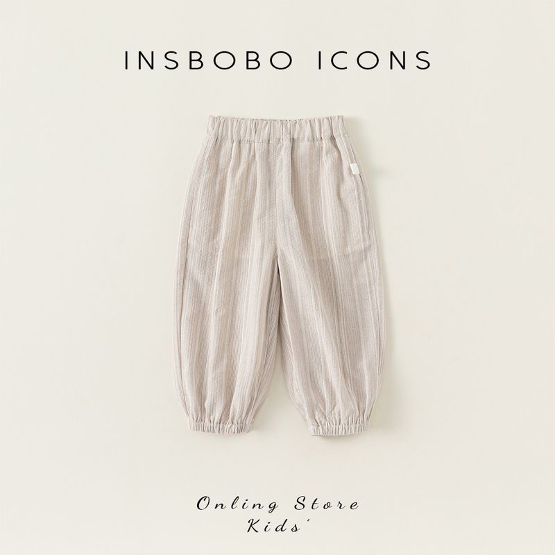 Insbobo Thin Boy Breathable Summer Clothing Anti Mosquito Pants