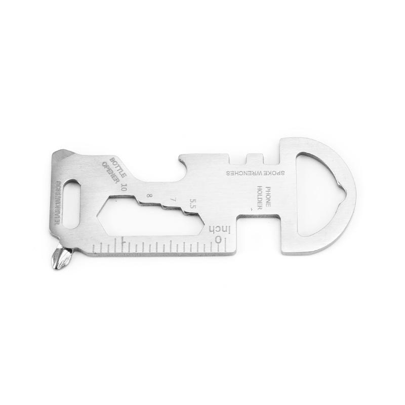 Portable Stainless Steel Keychain Multitool & Bottle Opener