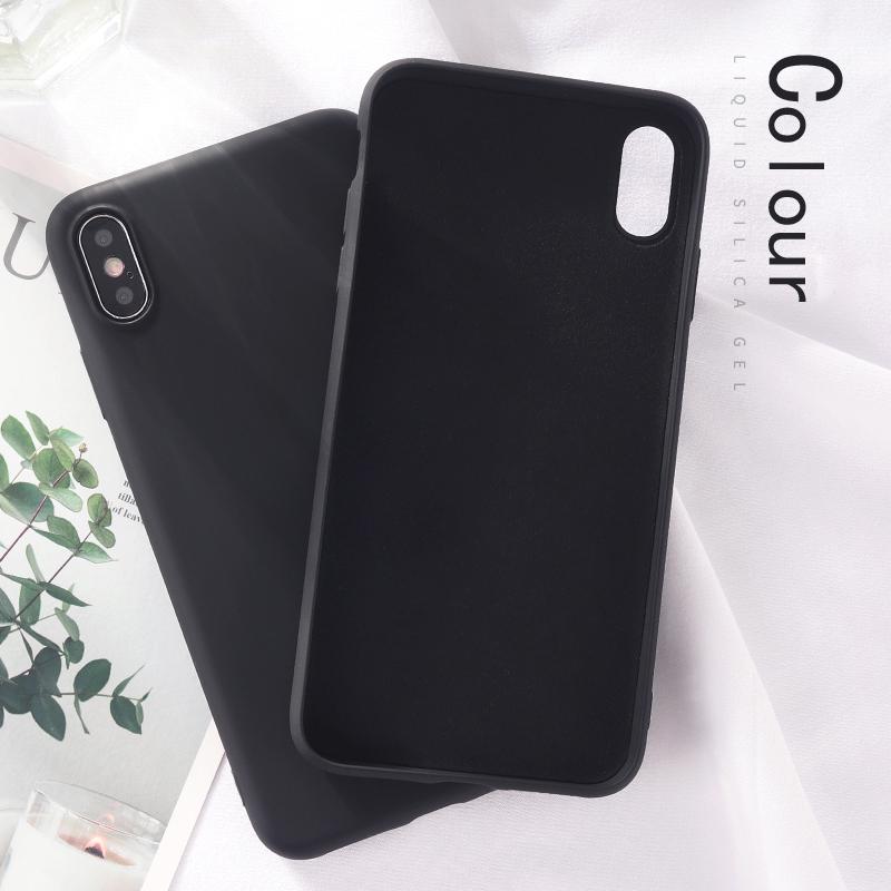 Для Xiaomi Huawei iPhone Smausng Liquid Silicon PC Case Ультратонкий ударопрочный