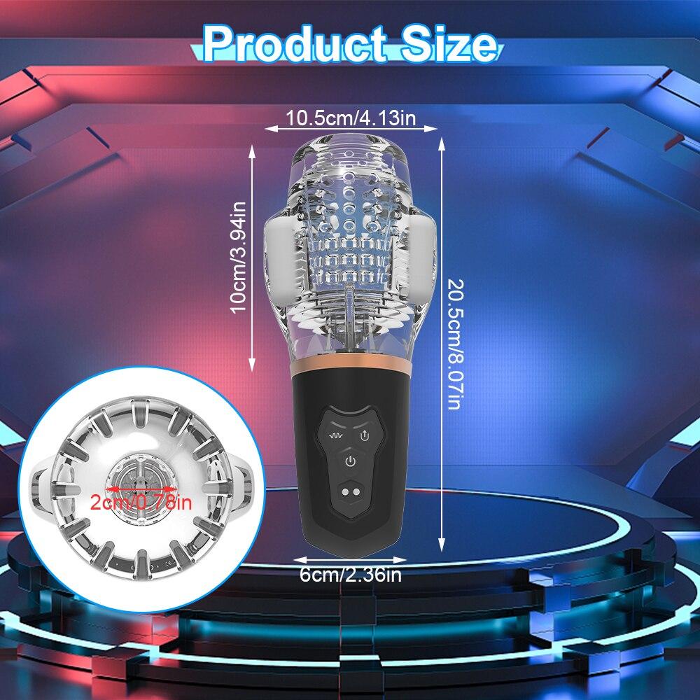 Автоматический вибрационный мужской мастубатор, чашка для минета, принадлежности для мастурбации, секс-машина, товары для взрослых для мужчин, секс-игрушки для мужчин