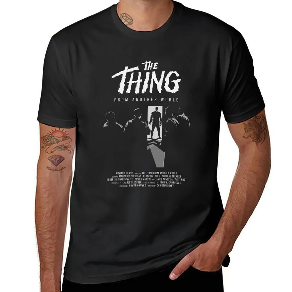 The Thing From Another World (1951) T-Shirt tees kawaii clothes Men's cotton t-shirt
