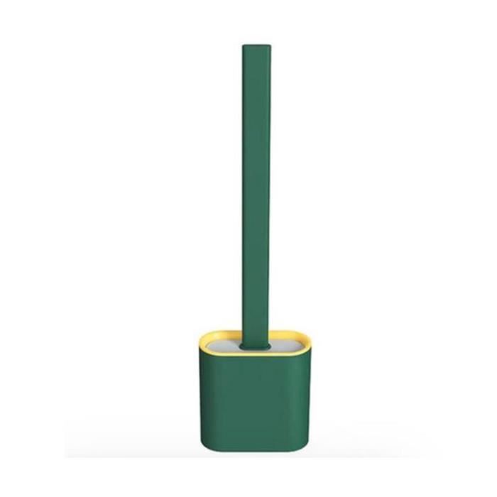 SHOP-STORY - TOILET BRUSH GREEN : Ultra Hygienic Flexible Silicone Toilet Brush - Green