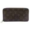 Zippy Wallet Purse M42616 Brown Monogram Canvas Unisex Used