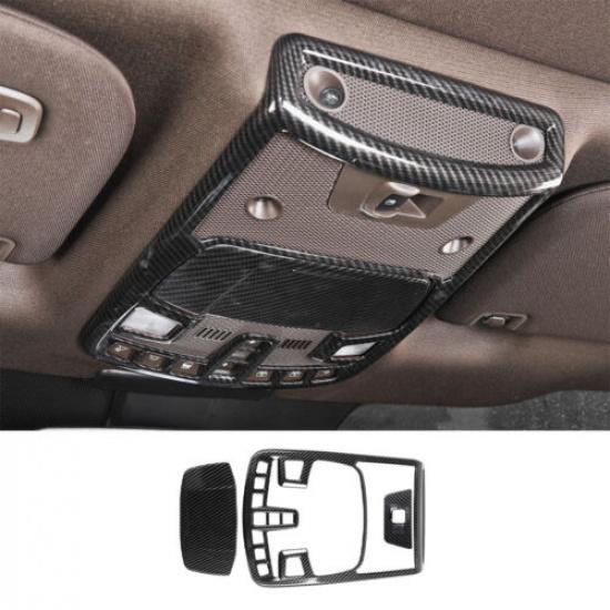 Front Top Reading Light Lamp Cover Trim Frame For Ford F150 2015-20 Accessories