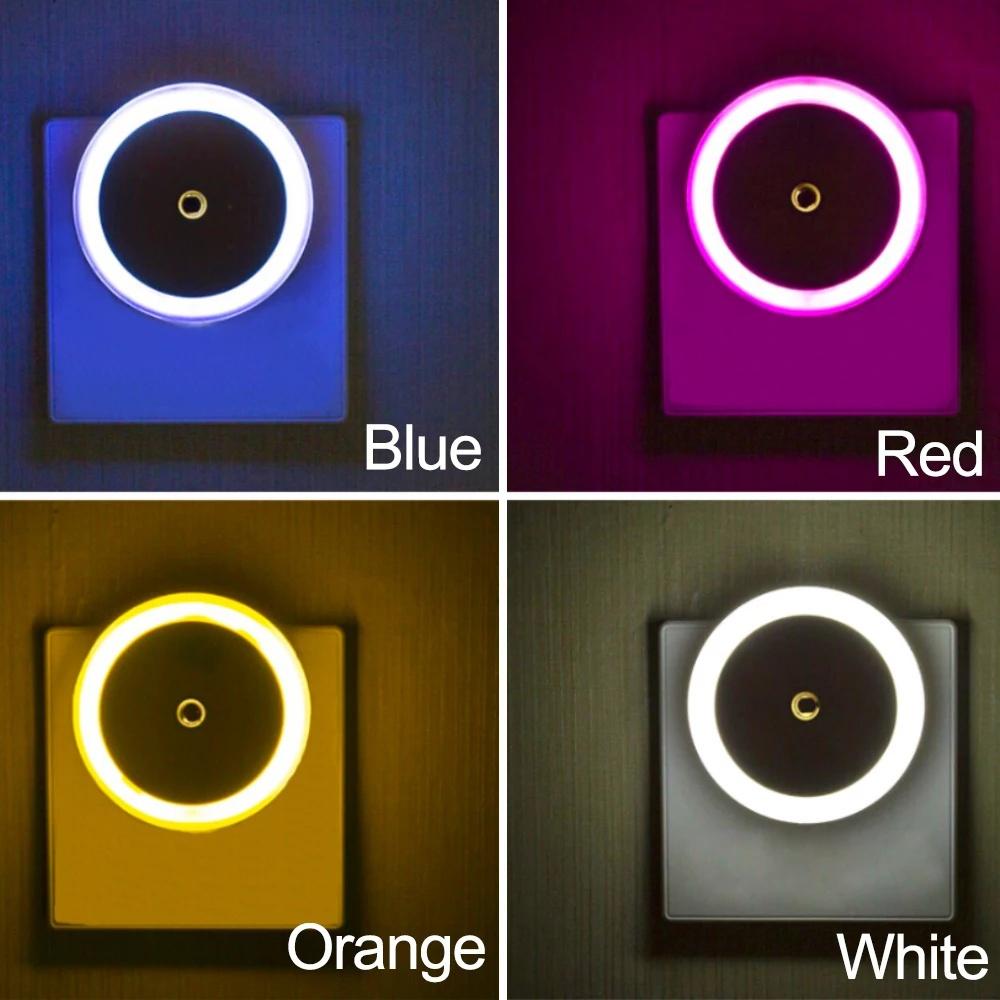 Светодиодный ночник с сенсорным управлением, ночник, энергосберегающий светодиодный сенсорный светильник, вилка европейского стандарта, США, ночник для детей, лестницы в спальню