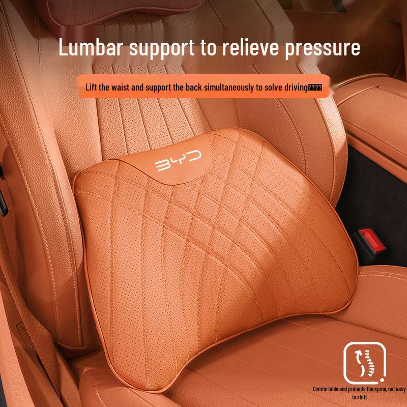 BYD Headrest & Lumbar Pillow for Han Song Pro, Qin Plus, Song Plus DMi, Tang EV, Yuan Plus, Dolphin
