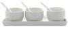 BOWLS CONTAINERS FOR SAUCE AND DIP 3 pcs SET
