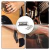 6 String Electric Guitar Bridge with Mounting Screws Fixed Hardtail Bridge Saddle Guitar Replacement Parts Easy To Use