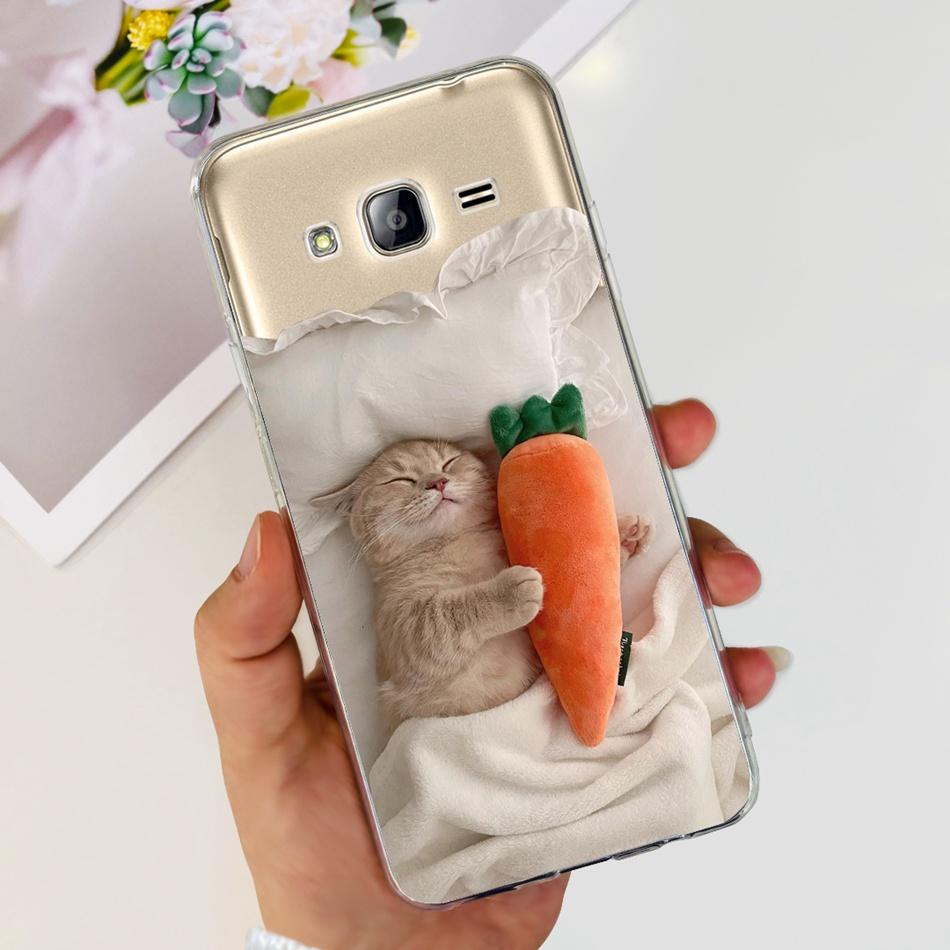 For Samsung Galaxy J5 SM-J500F J500G J500FN Cute Cartoon Phone Case For Samsung J5 2015 Soft Silicone TPU Cases