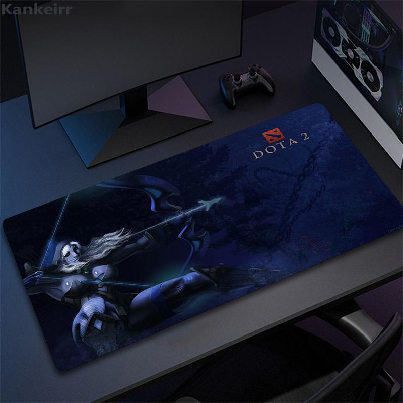 Коврик для мыши Dota 2 Большой коврик для клавиатуры Игровой коврик для стола Laptop Противоскользящий Офисный Натуральный каучук Геймерский Настольный dota2 Коврик для мыши Pc