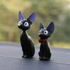 Lovely Cartoon Black Cat Ornament Model Figurines Decoration Desk Decor Diy Crafts Garden Home Office Miniatures Gift
