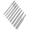 8 Pcs 1/4 Inch Hex Shank Metric Screwdriver Bits Hex Bit Power Bits  Power Screwdriver Drill