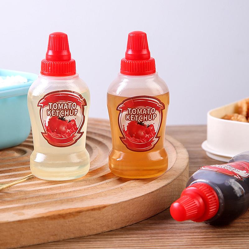 Мини 40 мл портативный небольшой контейнер для соуса томатный соусник салатная заправка масло распылитель бутылка кетчуп мед горчица