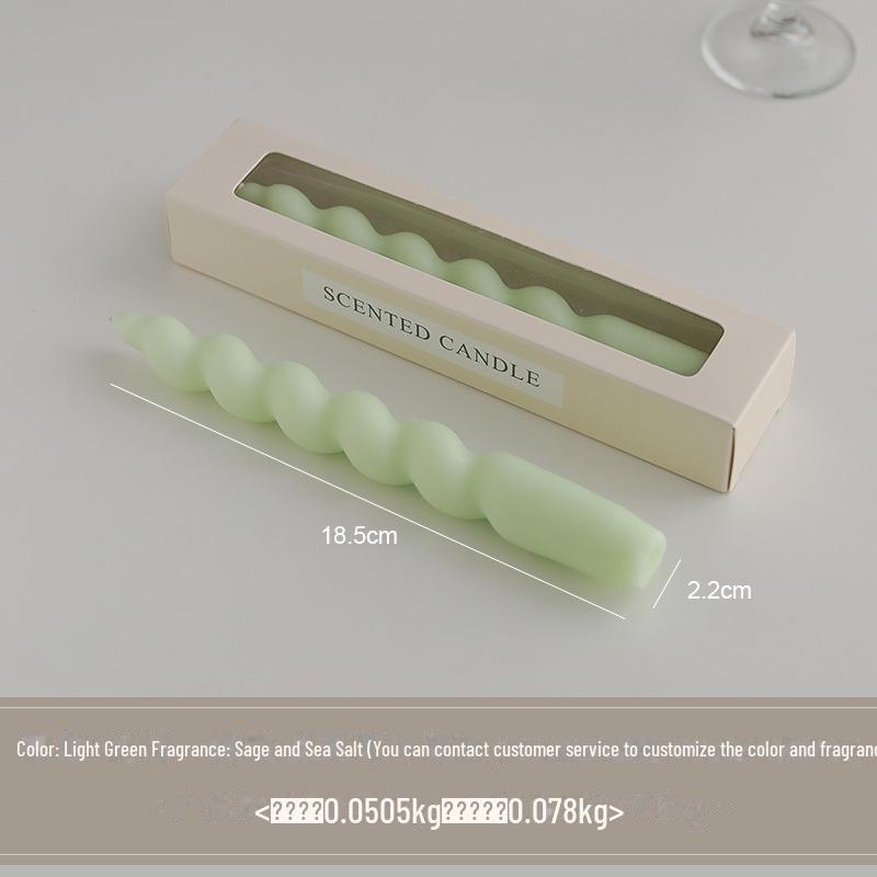 Spiral Rod Aromatherapy Candle - Stylish Home Decor & Birthday Gift