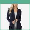 Женские кардиганы Осень Зима Повседневное теплое пальто Средней длины Вязаная верхняя одежда Из материалов Премиум-качества